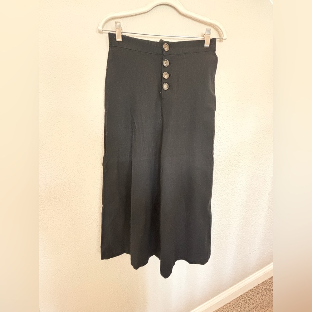 Who What Wear cropped wide leg pants